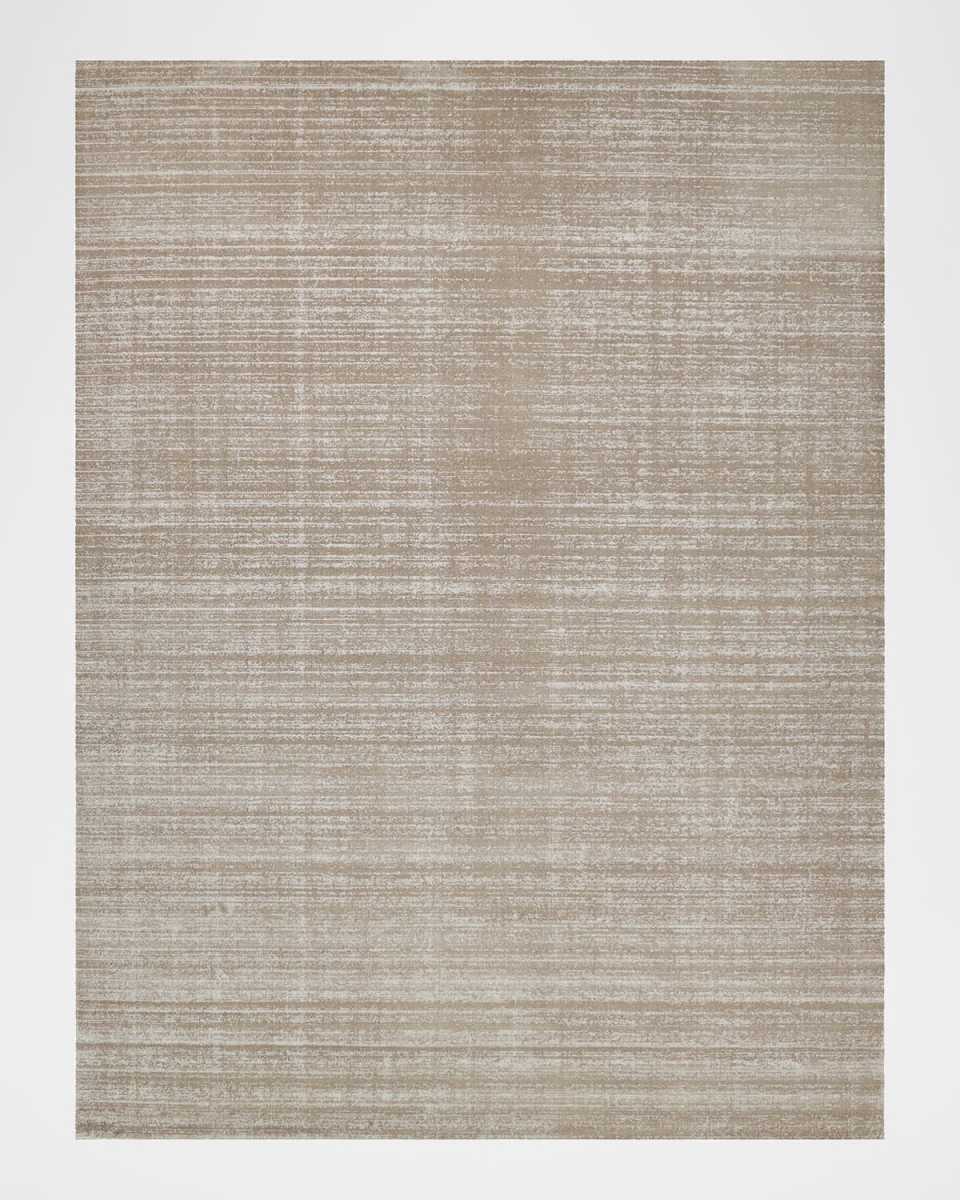 Martelli Modern Hand-Loomed Taupe Rug, 10' x 14'